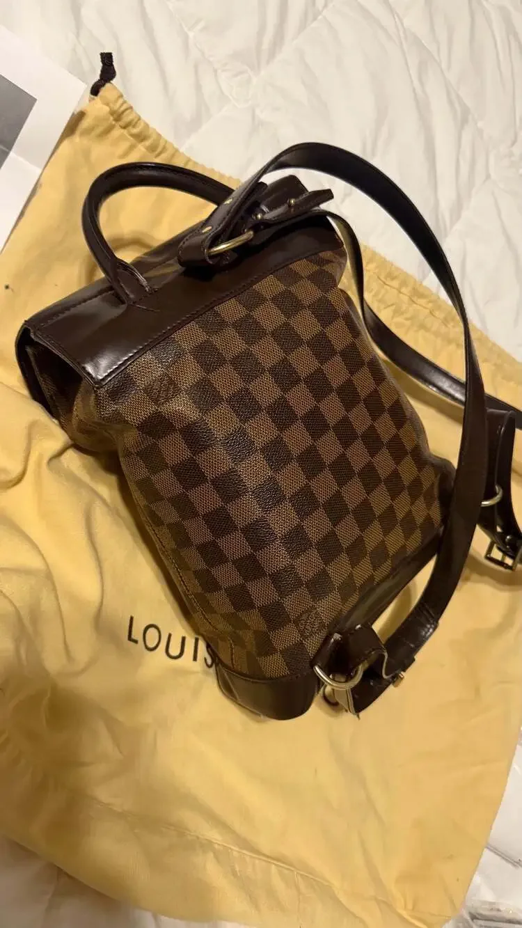 Louis Vuitton Damier Ebene Soho Backpack